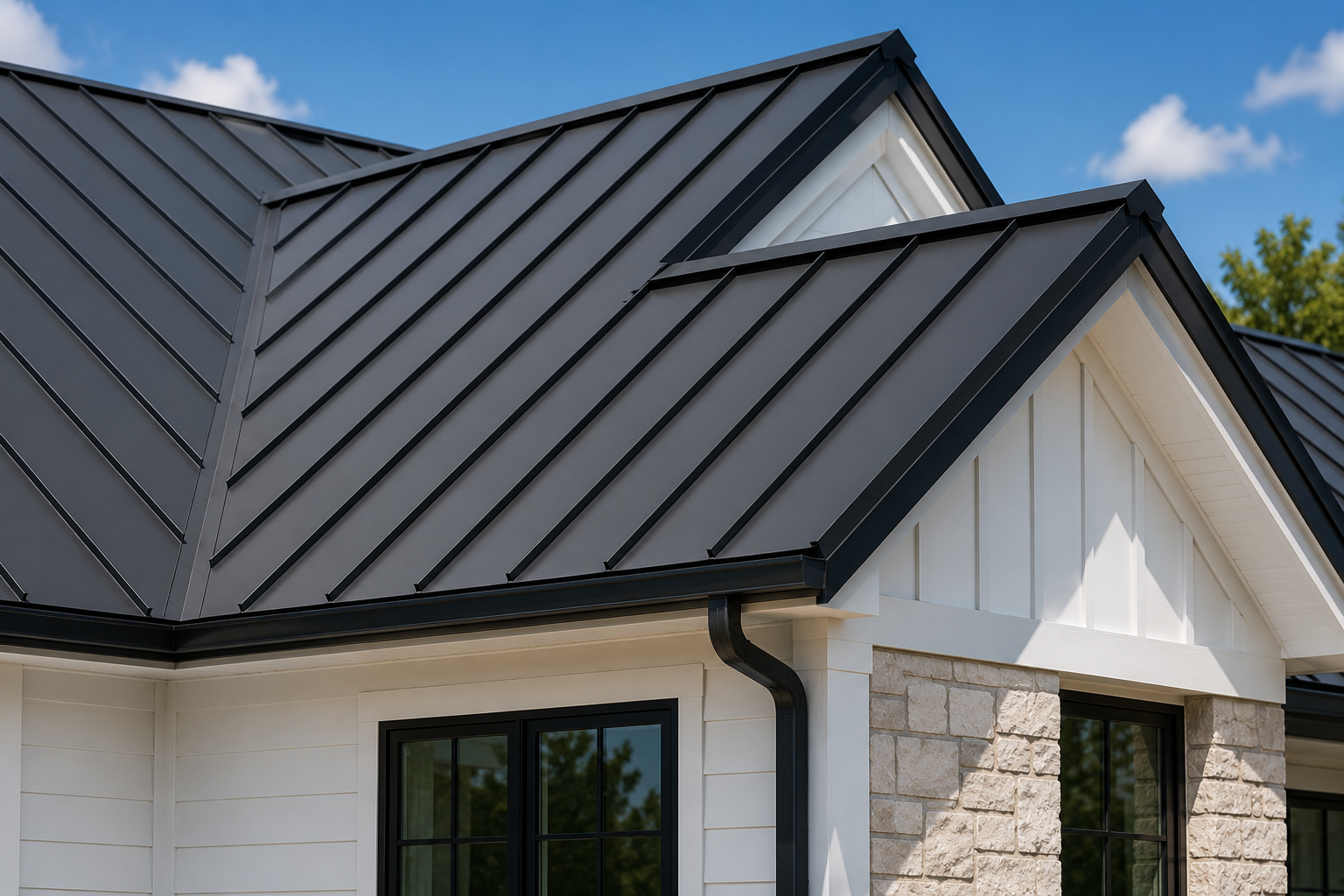 Standing Seam Concealed Fastener Panel metal roof