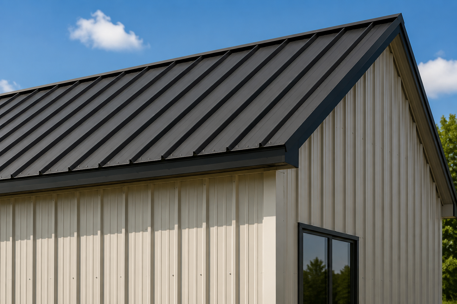 Corrugated Exposed Fastener Panel metal roof